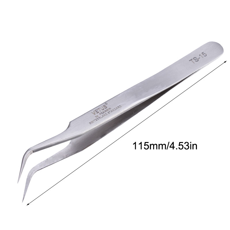 VETUS Original Genuine High Quality Precision Switzerland Tweezers - TS Series, New
